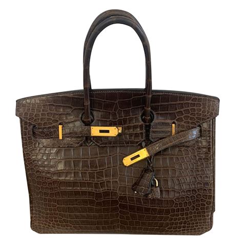 hermes birkin 35 crocodile|hermes crocodile bag cost.